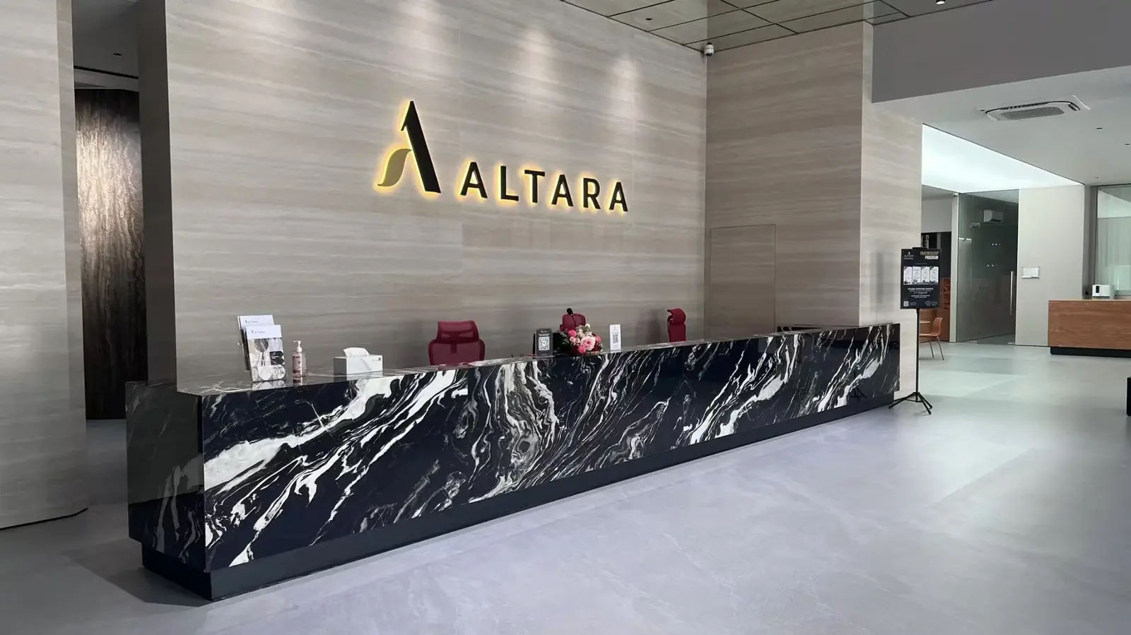 Koleksi sintered stone ALTARA permukaan matte